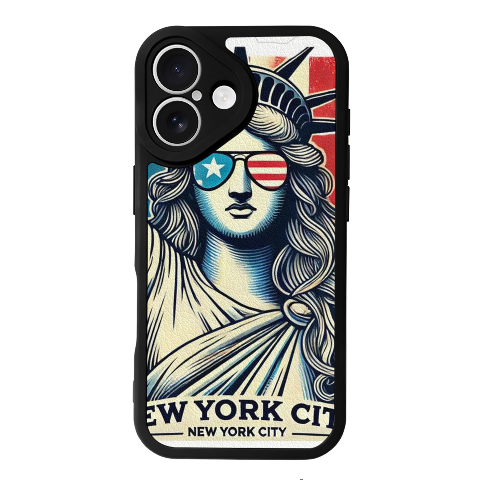 New York Yankees 114 IPhone 16 Silicone Leather Case – UV Print, Lambskin Texture – Perfect Fit, Wireless Charging Compatible, Scratch Resistant, Precise Cutouts – Stylish Protection For IPhone 16